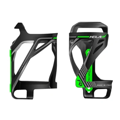Abbildung von Raceone Kela Fluo Flaschenhalter, Schwarz/Grün, One Size