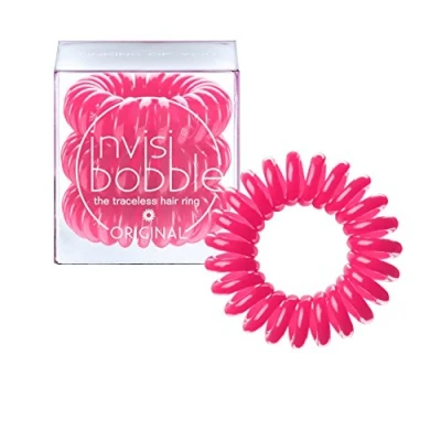 Abbildung von Invisibobble Power Haargummi 3x Spirale pink Mädchen Damen Herren extra stark designed im Herzen Münchens, Pinking Of You, 3 stück