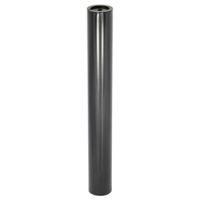 Abbildung von WAGNER Möbelbein/Tischbein/Möbelfuß/Systemrohr TENO Ø 50 x 402 mm, individuell mit System und QuickClick kombinierbar, Stahl pulverbeschichtet schwarz, Tragkraft kg 12904001
