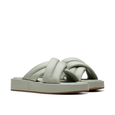 Abbildung von Clarks Alda Glide Hausschuh, Slides, Schlappen mit gepolsterter Bandage
