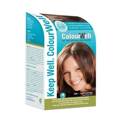 Abbildung von ColourWell 100% natürliche Haarfarbe (Kastanien Braun)