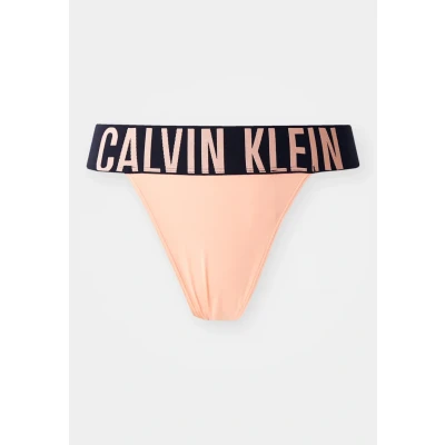Abbildung von Calvin Klein Underwear HIGH LEG Thong Intense Power String, Damen, Größe: Small, Papaya punch