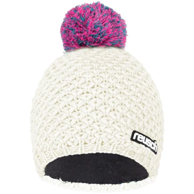 Abbildung von Reusch Unisex Erwachsenen Elias Warm, Winddicht Beanie Mütze, Weiß Pink, Einheitsgröße EU