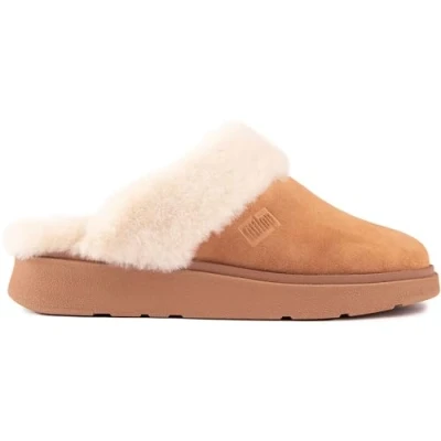 Abbildung von Fitflop Hausschuh &quot;SHUV&quot;, Clog, Pantoffel, Mule, Flats mit Warmfutter