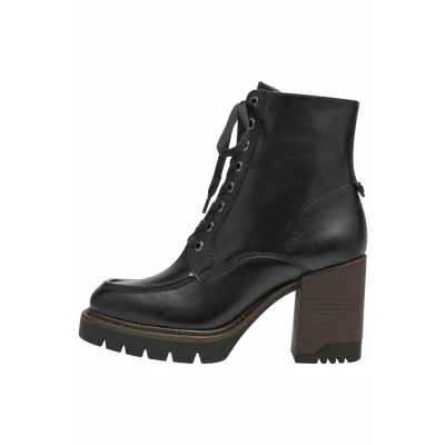 Abbildung von Tamaris Plateaustiefelette, Damen, Größe: 38, Black leather Schuhe