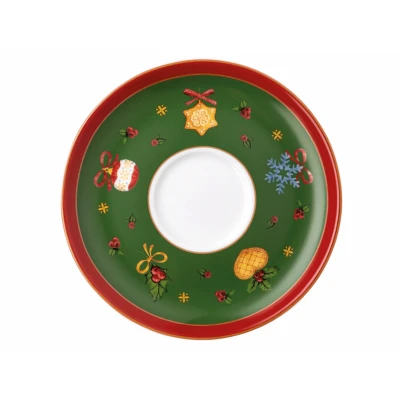 Abbildung von Hutschenreuther Untertasse Happy Wintertime Weihnachtsgeschirr, 12 cm