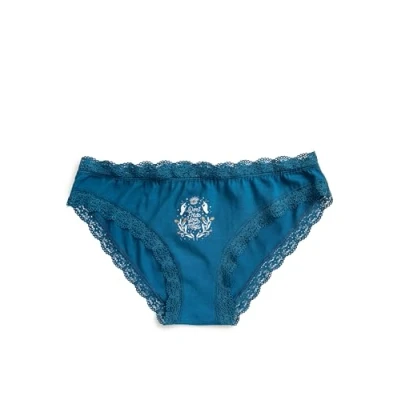 Abbildung von Koton Women Slogan Printed Lacy Brief Panties