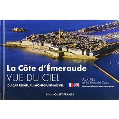 Abbildung von La Côte d&#039;Émeraude vue Du ciel: Cap Fréhel au Mont Saint Michel