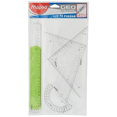 Abbildung von MAPED 3154142278357 Geometriekit 4 mit 1 Lineal