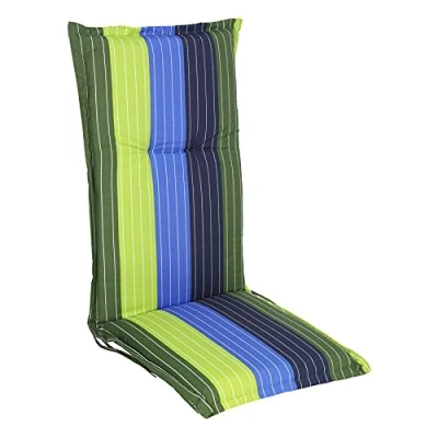 Abbildung von Spetebo Hochlehnerauflage Universal Hochlehner Auflage 123 cm, (Packung, 1 St., Auflage), Polsterauflage für Gartenstühle