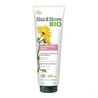 Abbildung von Kéranove 21036638 Naturanove Bio Calendula Shampoo für alle Arten von Haaren, 250 ml, 1 Stück