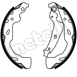 Abbildung von Bremsbackensatz METELLI 53 0744