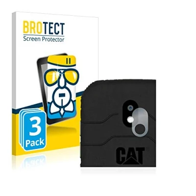 Abbildung von BROTECT Schutzglas für Caterpillar Cat S42 (NUR Kameraschutz) (3 Stück) Schutzfolie Panzer Folie Glas [Extrem Kratzfest 9H, Anti Fingerprint,