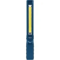 Abbildung von ANSMANN Akku LED Werkstattlampe mit 450 Lumen USB Arbeitsleuchte kabellos &amp; flexibel 6W Funktionslampe Arbeitslampe für Werkstatt, Auto Notbeleuchtung, WL450R, blau, 1600 0304