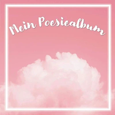 Abbildung von Poesiealbum für Mädchen blanko: Rosa Poesie Album groß &amp; quadratisch 100 leere Seiten zum freien Gestalten Pink Freundebuch Erinnerungsalbum