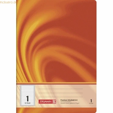 Abbildung von 20 x Brunnen Schulheft Young Vivendi A4 Lineatur 1 90 g/qm 16 Blatt
