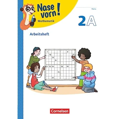 Abbildung von Nase vorn! Lehrwerk für Mathematik Ausgabe 2023 2. Schuljahr: Arbeitsheft Teil A und B Mit Kartonbeilagen BuchTaucher App