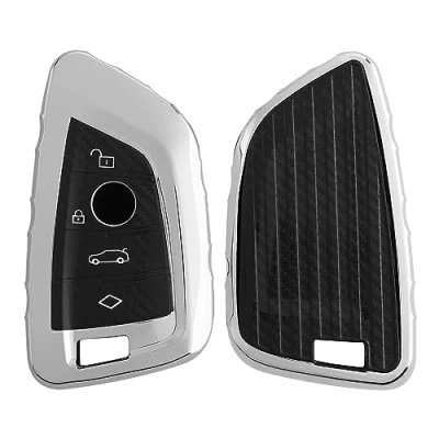 Abbildung von kwmobile Schlüsseltasche Hülle für BMW 3 Tasten Smart Key Autoschlüssel (1 tlg), Schlüsselhülle TPU Cover