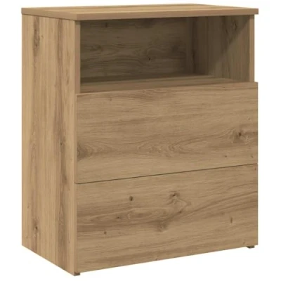 Abbildung von vidaXL Nachttisch Artisan Eiche 50x32x60 cm Holzwerkstoff