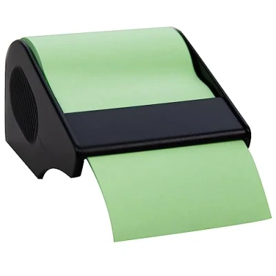 Abbildung von RNKVERLAG CT1832 Haftnotiz Rolle im Abroller, 60 mm x 10 m, nachfüllbar, pastellgrün, 1 Stück