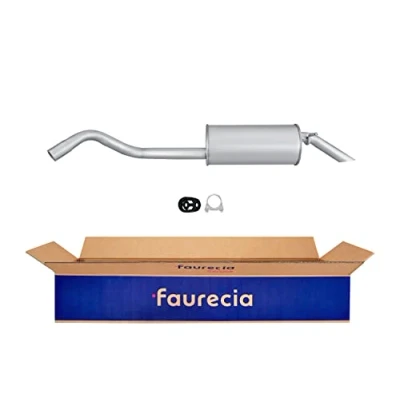 Abbildung von HELLA 8LD 366 029 751 Endschalldämpfer hinten mit Anbauteilen FORD: Escort 6 Kombi