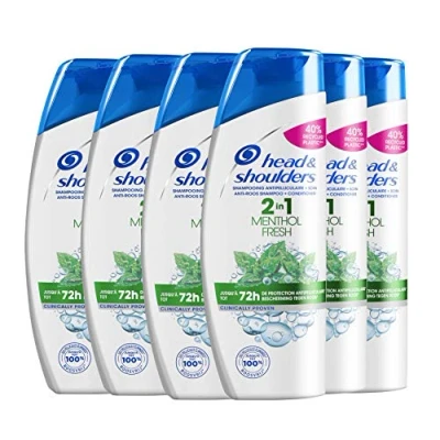 Abbildung von 6x Head &amp; Shoulders 2in1 Shampoo Conditioner Menthol Fresh 270ml