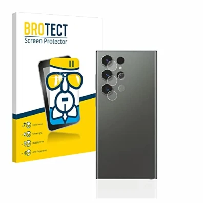 Abbildung von BROTECT Schutzglas für Samsung Galaxy S23 Ultra (NUR Kameraschutz) Schutzfolie Panzer Folie Glas [Extrem Kratzfest 9H, Anti Fingerprint,