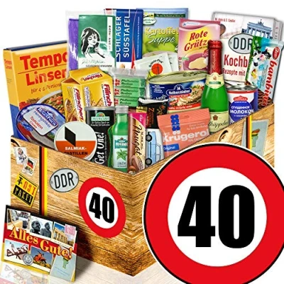 Abbildung von Geschenkset Spezialitäten/Ossi Paket / 40 Geburtstag/Geschenk Frau