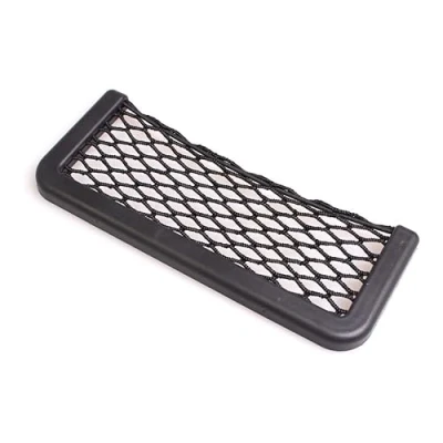 Abbildung von 1x Ablagenetz Netz Ablagefach Handyhalter Smartphone Ablage Getränkehalter Brillenhalter Etui Stauraum Haltenetz UNIVERSAL PKW LKW BOOT INION (1x 19 x 8 cm)