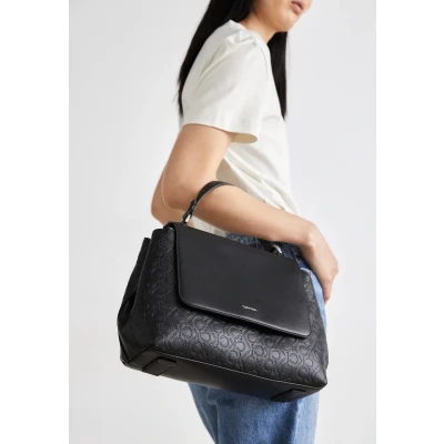 Abbildung von Calvin Klein CK MUST TOP HANDLE TOTE EMB MONO, schwarz(black), Gr. One Size