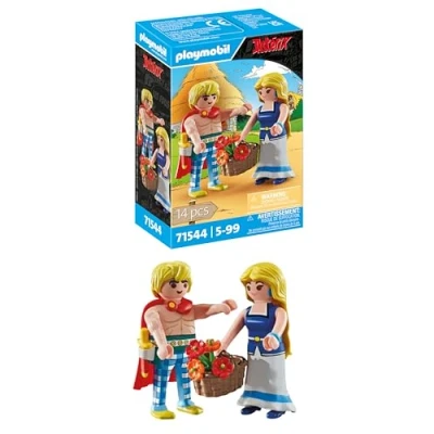 Abbildung von Playmobil® Konstruktions Spielset Tragicomix und Falbala (71544), Asterix, (14 St), Made in Europe