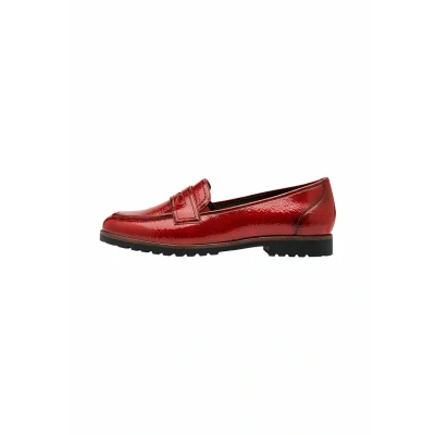Abbildung von Tamaris Slipper, Damen, Größe: 39, Red patent Hochwertiges lederimitat