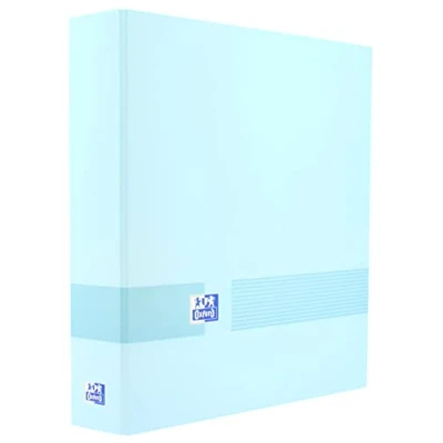 Abbildung von Oxford, Ordner mit 4 Ringen, A4+, Deckelbreite 40 mm, pastellblau, 400160802
