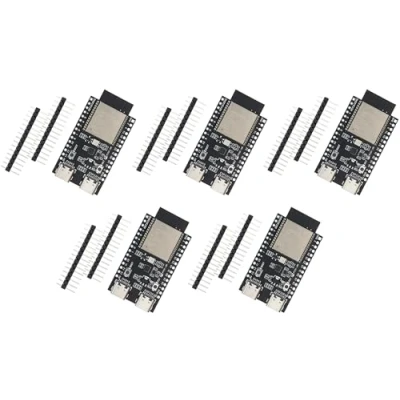 Abbildung von TECNOULAB 5 Stück ESP32 C6 Entwicklungsplatine Dual Typ C N16 16 MB Flash WiFi + Bluetooth WiFi6