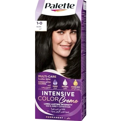 Abbildung von Schwarzkopf Palette Intensive Permanent Colour Cream Hair 1 0 Black 100 ML