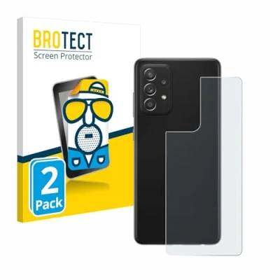 Abbildung von BROTECT Entspiegelungs Schutzfolie für Samsung Galaxy A52s 5G (Rückseite) (2 Stück) Matte Displayschutz Folie, Anti Reflex, Fingerprint
