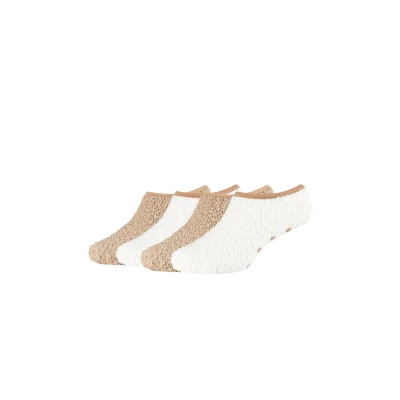 Abbildung von camano Female COSY Sneaker 4 PACK Füßlinge, Damen, Größe: 35 38, Taupe