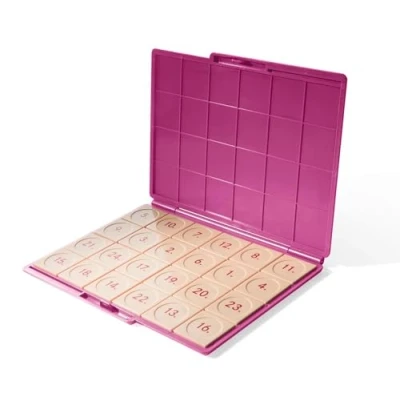 Abbildung von LÜK: Kontrollgerät pink mit 24 Aufgabenplättchen (kompakt) Neuere Kompaktversion (LÜK: Lösungsgeräte für alle LÜK Übungshefte)