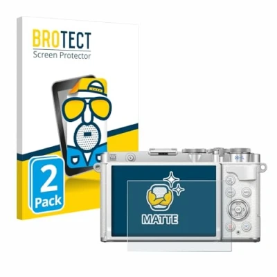 Abbildung von BROTECT Entspiegelungs Schutzfolie für Olympus PEN E P7 (2 Stück) Matte Displayschutz Folie, Anti Reflex, Fingerprint