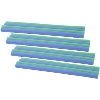 Abbildung von Hudora Ersatz Schaumstoffrohr 16er Set (8x blau 8x gruen) ca. 100 cm