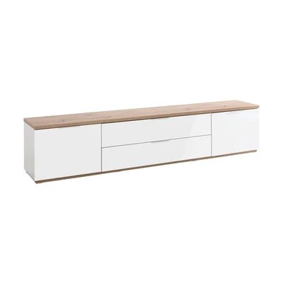 Abbildung von Composad Lowboard Mundi, Lowboard, TV Board, Kommode, Fernsehschrank (1 St), mit 2 Türen und Klapptüren hochglanz lackiert