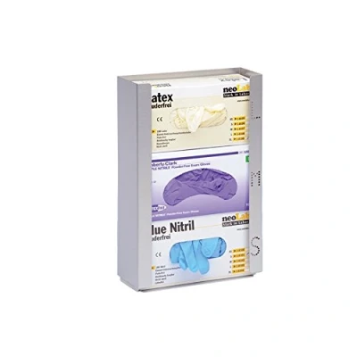 Abbildung von neoLab 1 6805 Handschuhspender Edelstahl mit Markierung, L, M, S