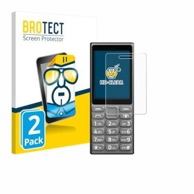 Abbildung von BROTECT (2 Stück Schutzfolie für HMD 110 4G Displayschutz Folie Ultra Klar