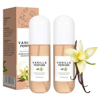 Abbildung von Vanilla Coconut Perfume, Body Concentrated Spray, Hair and Perfume Skin Mist, for Women (2PC)