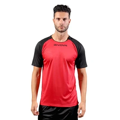 Abbildung von Givova Corpus 3 Elastisches Ärmel Unterhemd M/L T Shirt, Rot, L