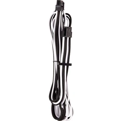 Abbildung von Corsair Premium Sleeved Netzteil EPS12V/ATX12V Kabel Typ4 (Generation 4 Serie) weiss/schwarz