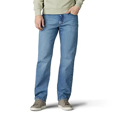Abbildung von Lee Herren Regular Fit Straight Leg Jean Jeans Straight, Vintage stein., 36W / 32L