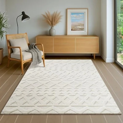 Abbildung von the carpet Teppich &quot;Elio 2252&quot;, rechteckig, moderner Wohnzimmer hohe Flordichte