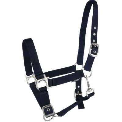 Abbildung von Harry&#039;s Horse Halfter 3x verstellbar Cob Dunkelblau