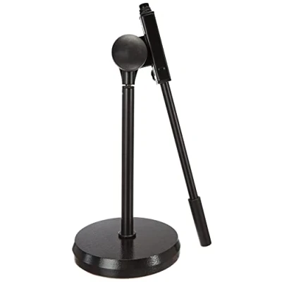 Abbildung von IMG 233100 Stageline MS 100/SW Mikrofon Tisch und Bodenstativ, schwarz lackiert